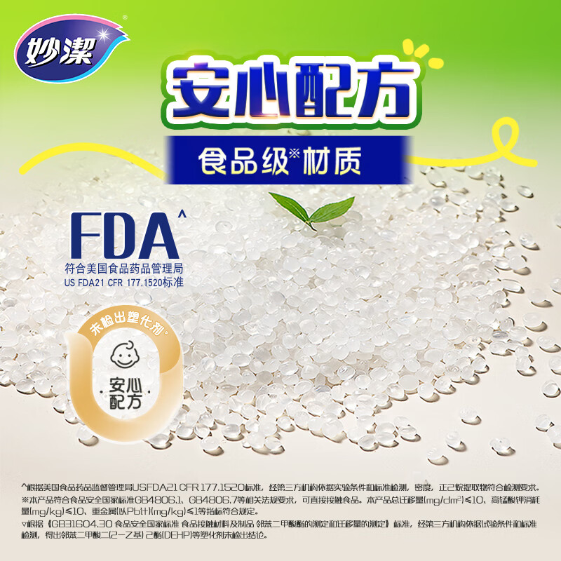 妙洁磁吸保鲜魔盒 滑刀保鲜膜保鲜袋食品罩三合一冰箱磁吸收纳盒 保鲜膜50米+保鲜袋50只+食品罩50只