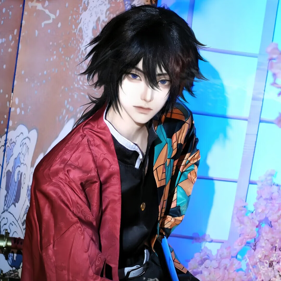 橙芯乐园鬼灭之刃黑死牟cos服周边全套上弦之一继国严胜男cosplay服装