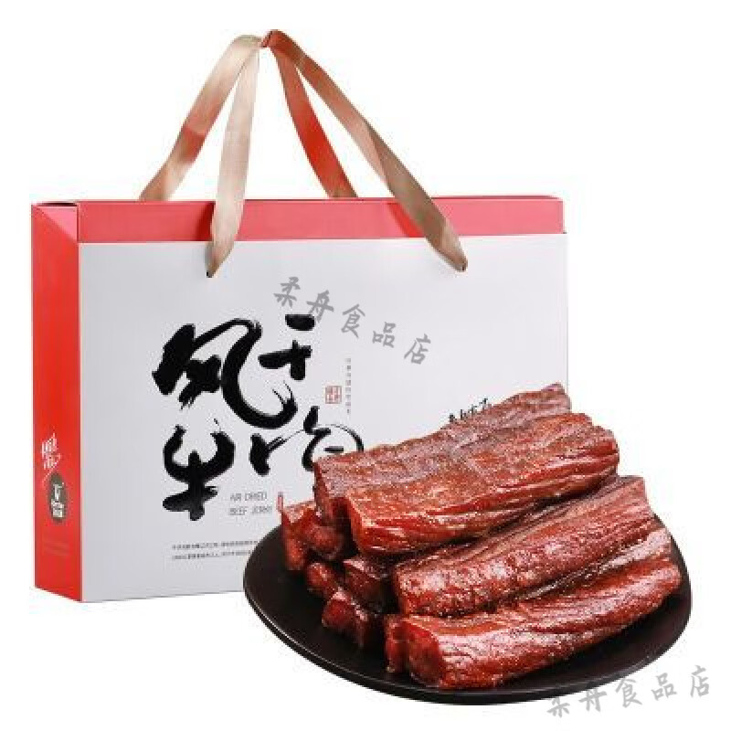 科尔沁（KERCHIN）科尔沁牛礼牛肉干礼盒手撕风干牛肉干原味400g礼盒装独立小包装送 【科尔沁牛肉干400g礼盒装】