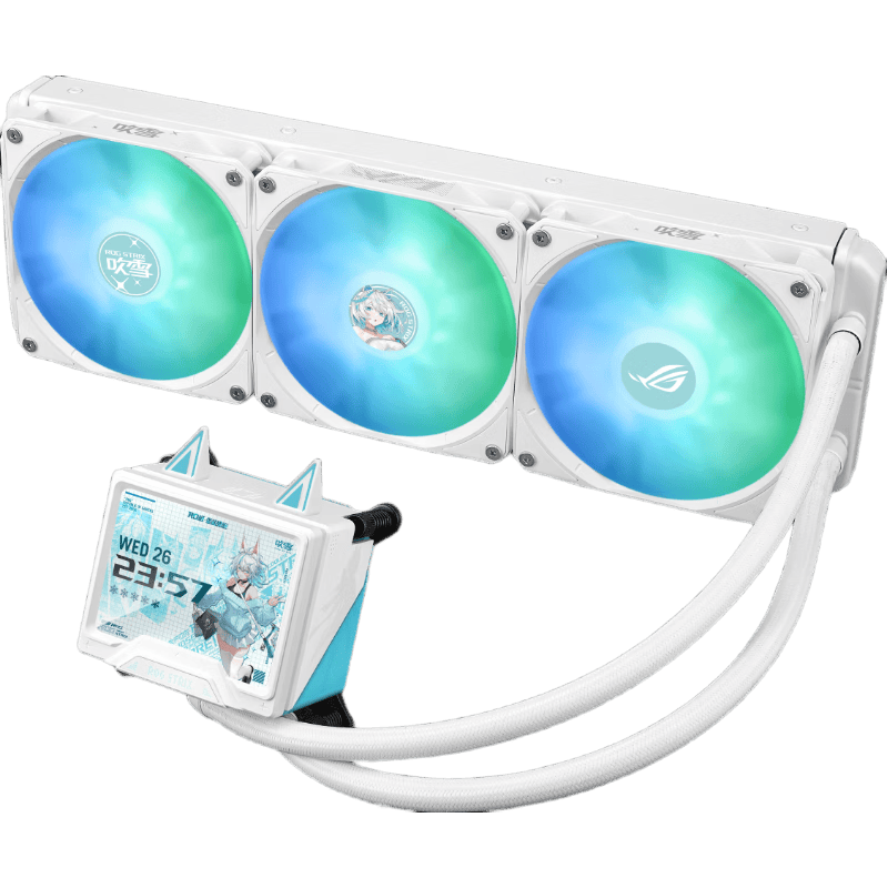 ��˶ ROG ��ѩ 360ARGB LCD������ CPUˮ��ɢ���� 3.5Ӣ����Ļ Ԥװ����1288.55Ԫ