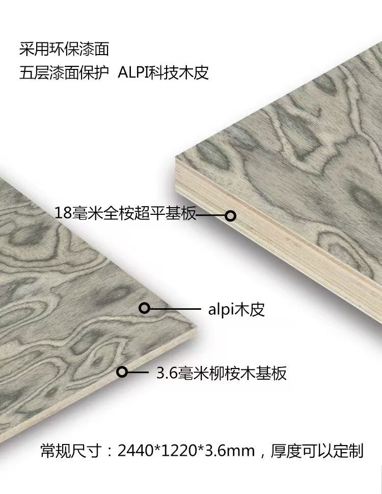 接运猫木饰面板意大利alpi树瘤艺术木皮涂装板高定实木贴皮背景墙