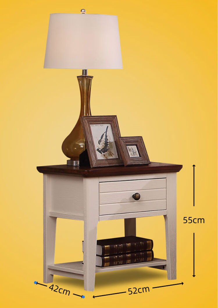 中掌柜库存全实木无板材床头柜款式多数量少 整装无需安装开箱即用 m