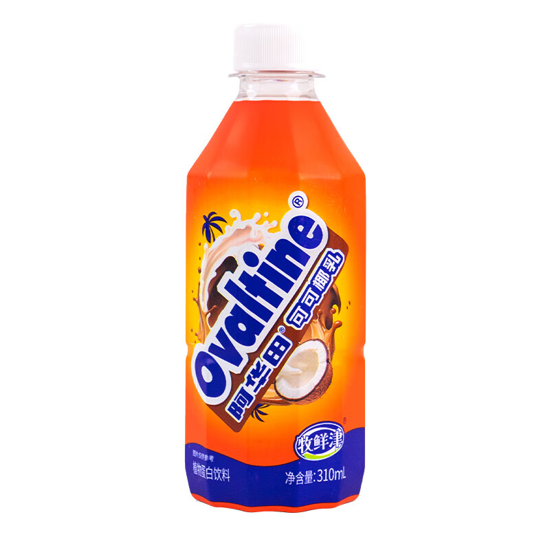 牧鲜津阿华田可可椰乳310ml*6瓶装可可椰汁饮品饮料 310ml*6瓶