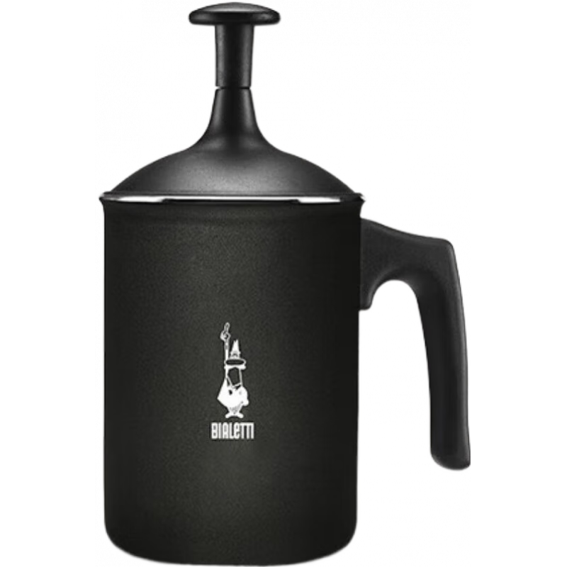 比樂(lè )蒂（Bialetti）【】Bialetti比樂(lè )蒂打奶器家用小型奶泡打發(fā)機手動(dòng)奶泡器 奶泡器3杯份