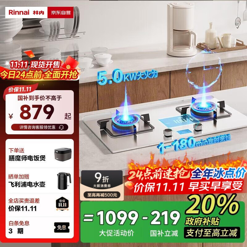 ڣRinnaiȼҵҲ20%Ƕʽ5KWͻܶʱ˫ JZT-2E08MTȻ