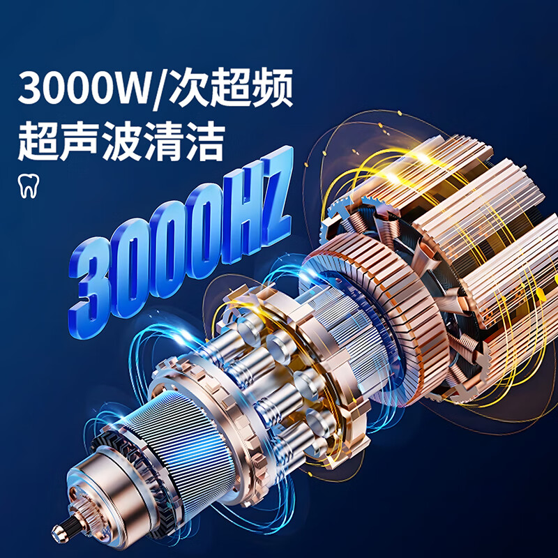 飒望【百万热销丨牙医推荐】德国超声波洗牙器冲牙结石去除神器家用电动洁牙仪牙齿清洁污垢除牙垢 霜羽银【顶配版】9900W超声波+加升紫光消毒保护 轻松上手-洁牙碎石不伤牙【赠全套洁牙礼品】