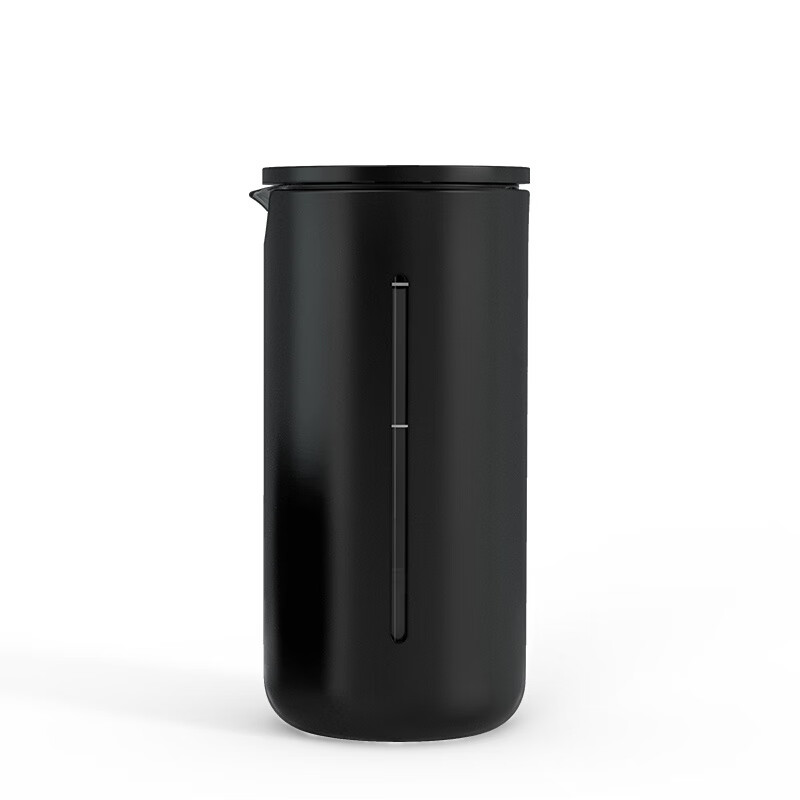 泰摩（timemore）小U法壓壺450ML耐熱玻璃咖啡機家用手沖 黑色