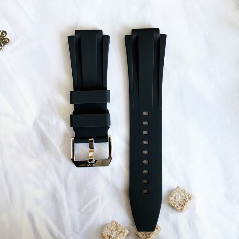 爱沃驰官方瑞士爱沃驰品牌专用原装原厂凸口液态硅胶IW手表表带男送工具 橙色