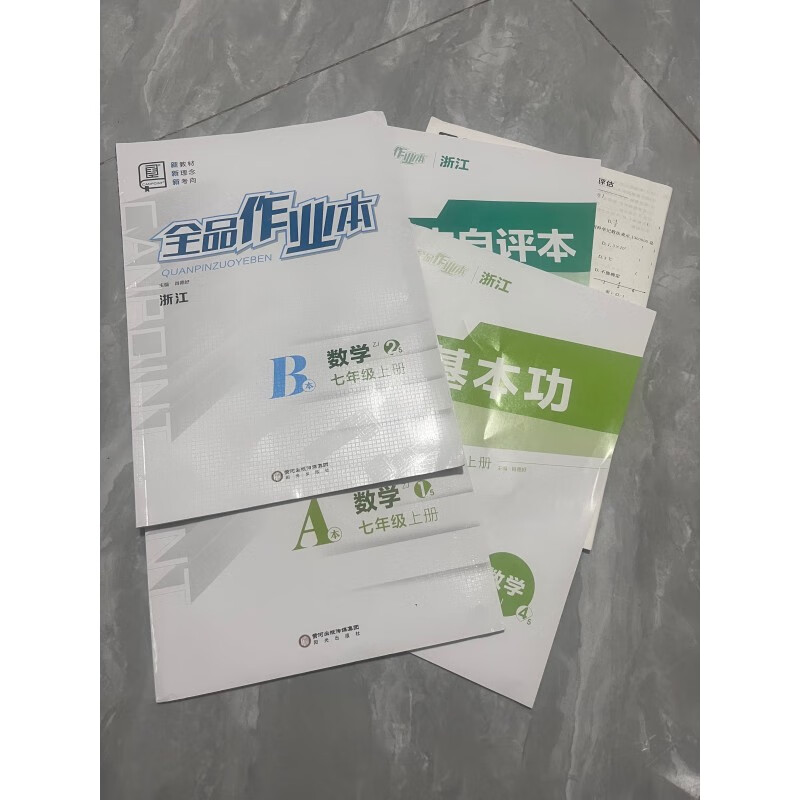 2024秋 全品作业本七年级上册 数学zj    浙江专版
