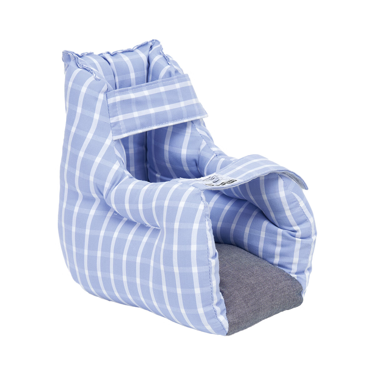 Ehucon移护康 卧床防压疮脚套脚踝保护套护固定器睡觉足下垂褥疮垫护具 经典蓝色格子脚套 单只