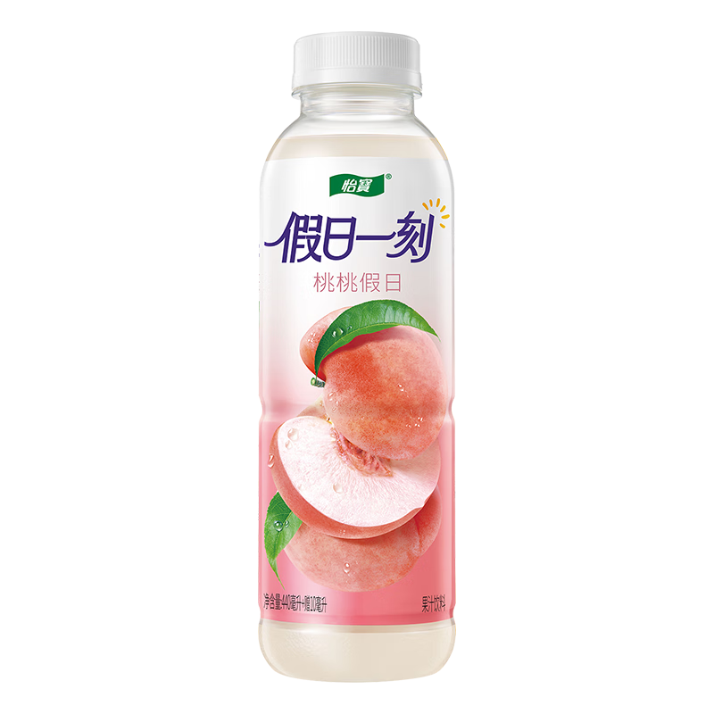 怡宝假日一刻桃桃假日果汁饮料440ml*15瓶/箱桃汁 随机发【25.8月起产 桃桃假日 440mL*15瓶