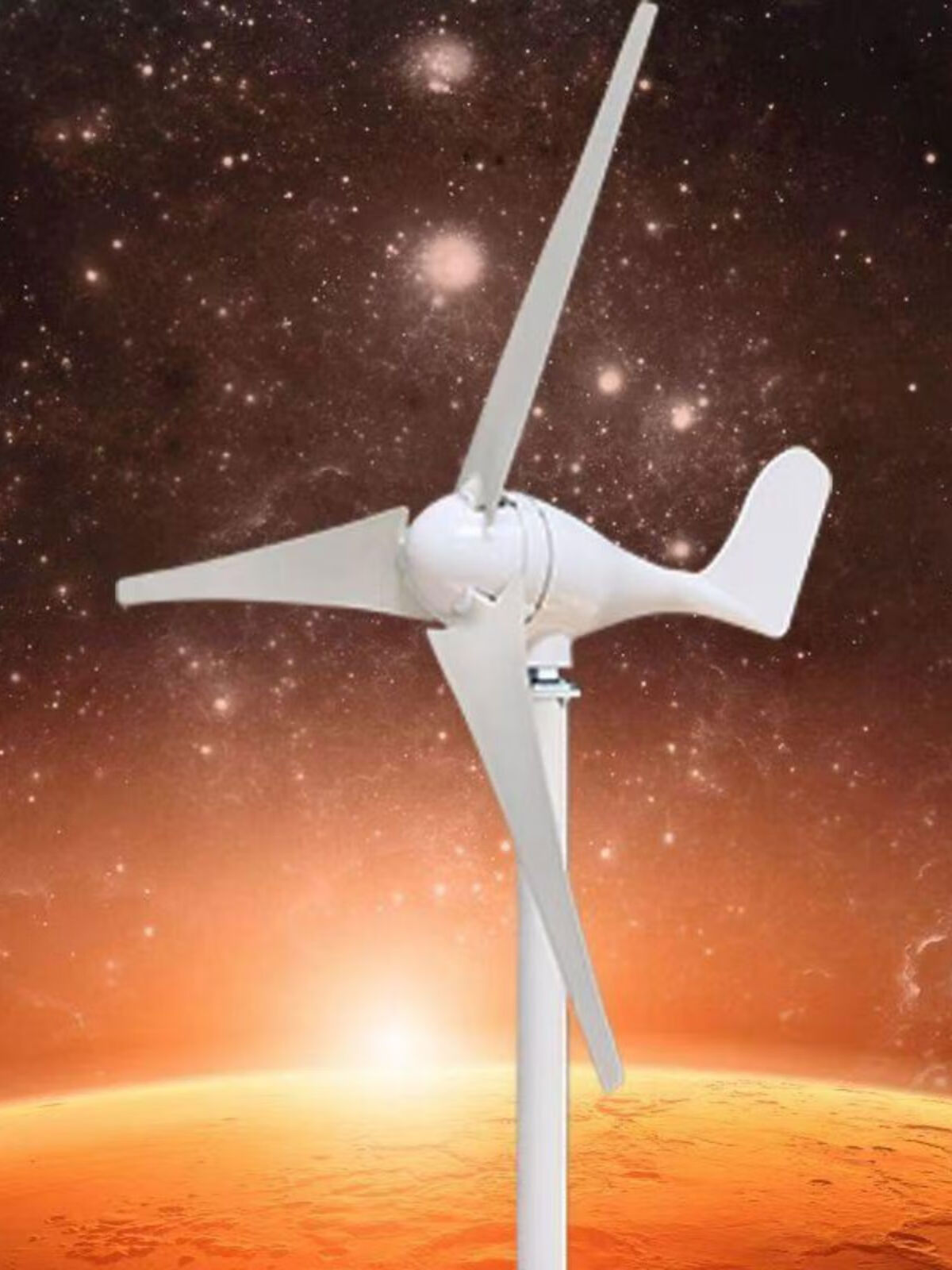 溥畔户外小型风力发电机300w500w风光互补12v24v220v房车户外使用 100