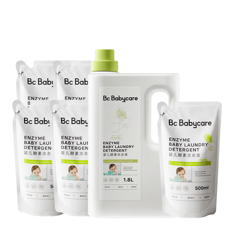babycare婴儿洗衣液无酒精宝宝专用儿童新生儿酵素去污除菌清洁剂（4.3L）