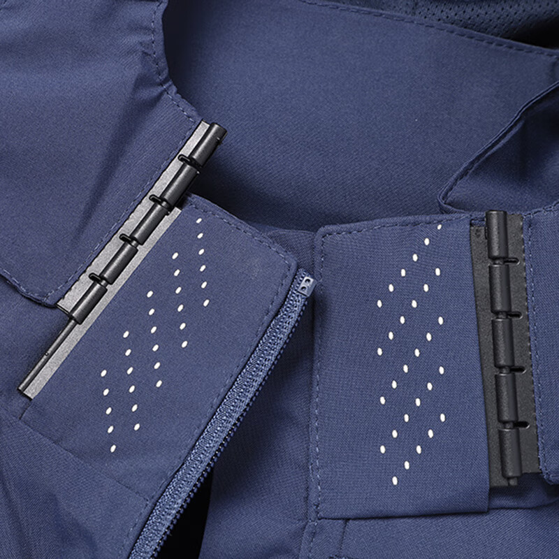 拾福(SHIFU)冲锋衣男士外套2025新款春秋休闲夹克户外防风上衣男女同款衣服 深蓝色(男款) 5XL (185~200斤)