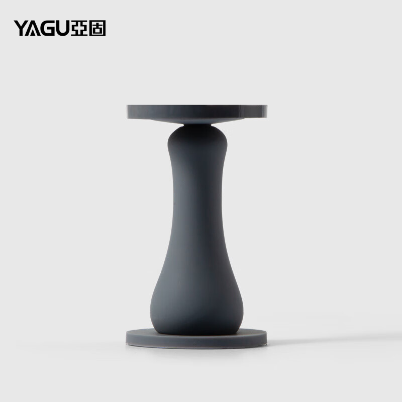 亞固（YAGU）免打孔強磁門(mén)吸硅膠防撞門(mén)擋器 灰色