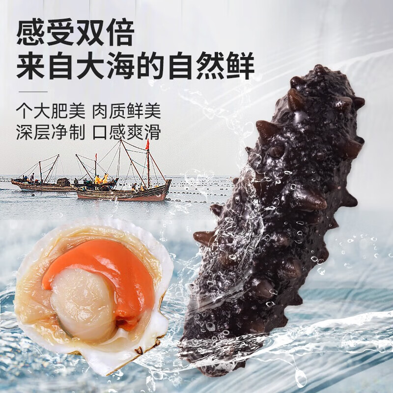 饺好运海胆水饺鲅鱼海参虾仁三鲜饺子小龙虾早餐速水饺年货送礼 【四味福饺】海胆+海参+三鲜+小龙虾