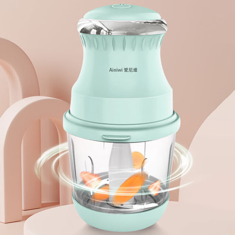 爱尼维（Ainiwi）婴儿辅食机多功能全自动肉果打泥辅食工具搅拌机料理机 经典爆款【立体刀片】