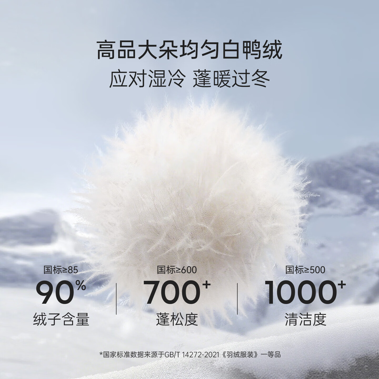 babylove【安心绒】婴儿羽绒连体衣冬季外出保暖连帽哈衣星月入梦 星月入梦-蓝 80