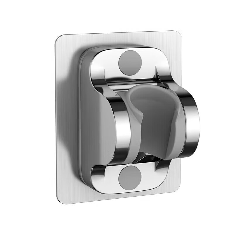 免打孔花洒支架可调节喷头挂座浴室淋浴器神器淋雨莲蓬固定墙底座 双重加固【万向】电镀银 无规格