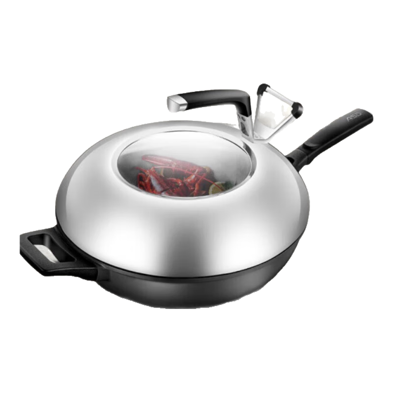 愛仕達(dá)（ASD）炒鍋金剛旋風(fēng)鈦不粘鍋家用炒菜鍋新第六代無油鍋CL32T6Q 32cm 第六代金剛旋風(fēng)鈦不粘-有