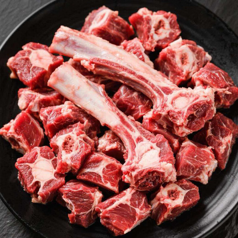 牧海肴原切羊小腿净重2斤内蒙羊腱子羔羊肉切块手把肉炖肉食材清真羊肉 特价秒杀丨手把羊肉5斤【含棒骨/小腿/脊骨随机发】