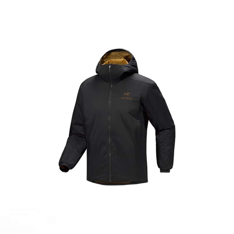 始祖鸟（ARC&#039;TERYX）阿童木Atom Heavyweight加厚防风保暖连帽棉服外套 24K黑金Atom HOODY男款 连帽 S