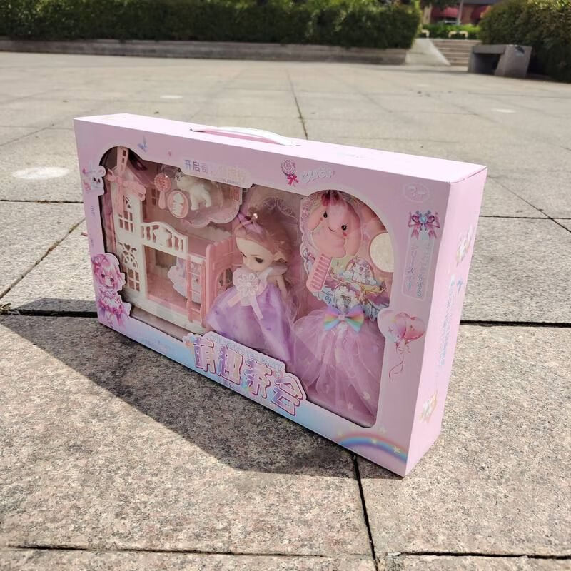 无上佳品萌趣茶会汉服公主娃娃换装套装女孩过家家儿童玩具礼品招生批发 萌趣娃娃套装598-232
