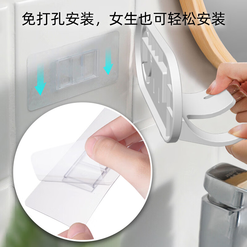 徕芬瑞悦高速无叶吹风机家用静音负离子大功率不伤发大风力电吹风筒 实用礼物礼品【国家3C认证】 陶瓷白【升级版挂架+五风嘴】 ｜线1.7米｜礼盒装