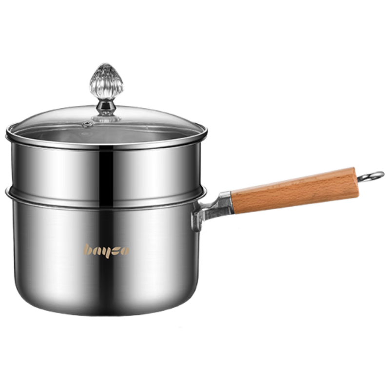 �ݸ�bayco��304�����С�̹�����Ӥ����ʳ�����������18CMȼ�����¯BG50177