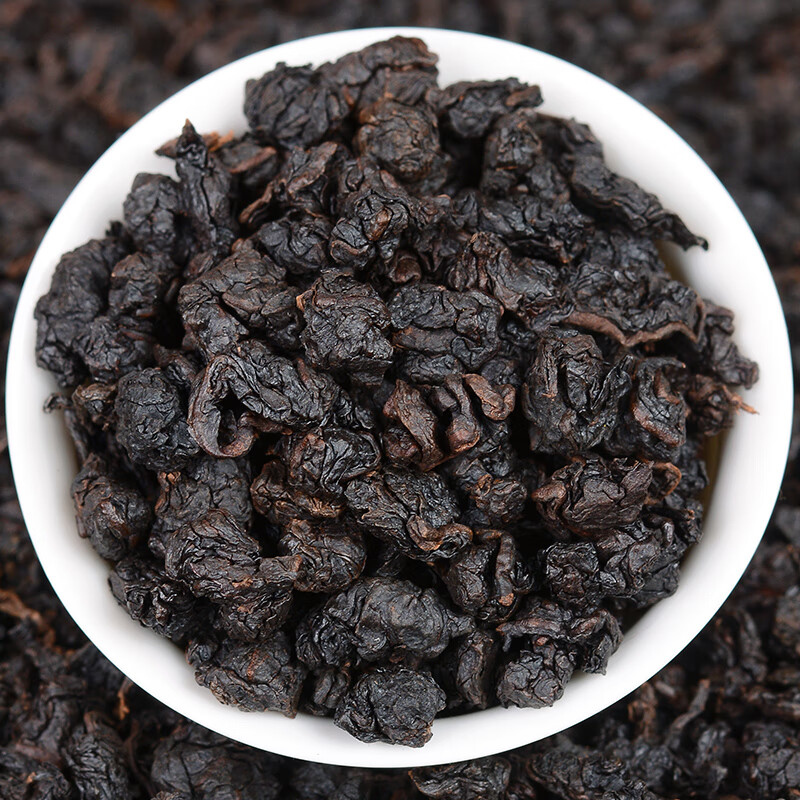 每日鲜语黑乌龙茶叶浓香型乌龙茶 炭焙熟茶油切木炭技法500克罐装送礼自饮 500g