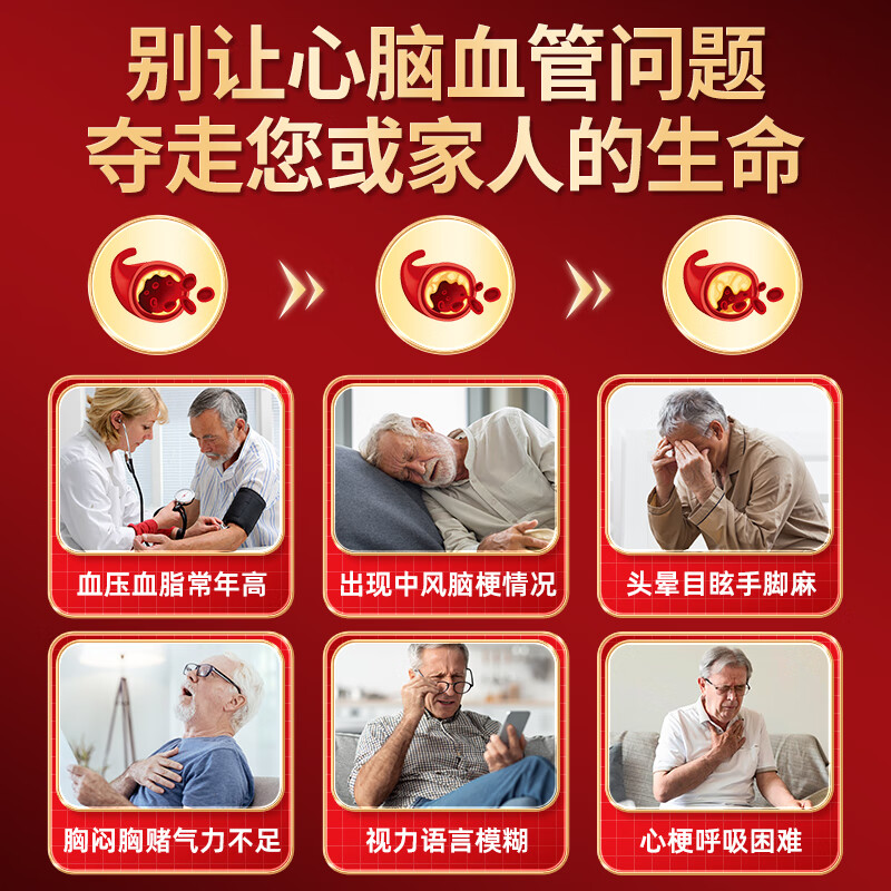 Wincup德国三高水蛭素纳豆心脑血管堵高血脂栓血压清道夫软化血管甘油三 买2送1【改善血堵 促进代谢】 60粒*3瓶
