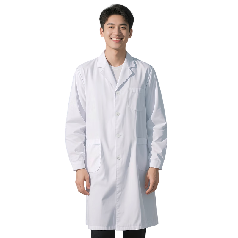 勝麗 白大褂實(shí)驗服化學(xué)實(shí)驗工作服男女生長(cháng)袖 BC416W 3XL碼 1件