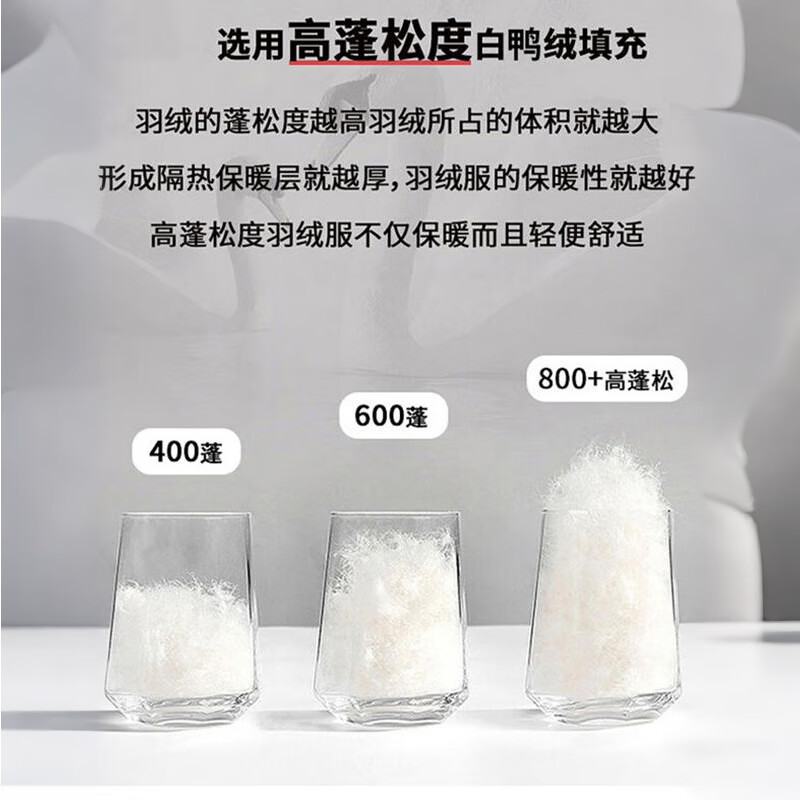 浪莎羽绒裤内胆女2025冬季新款内穿轻薄保暖防寒零下40度打底保暖棉裤 白鸭绒羽绒内胆 【抗寒零下40度】 M 【建议:96-110斤】