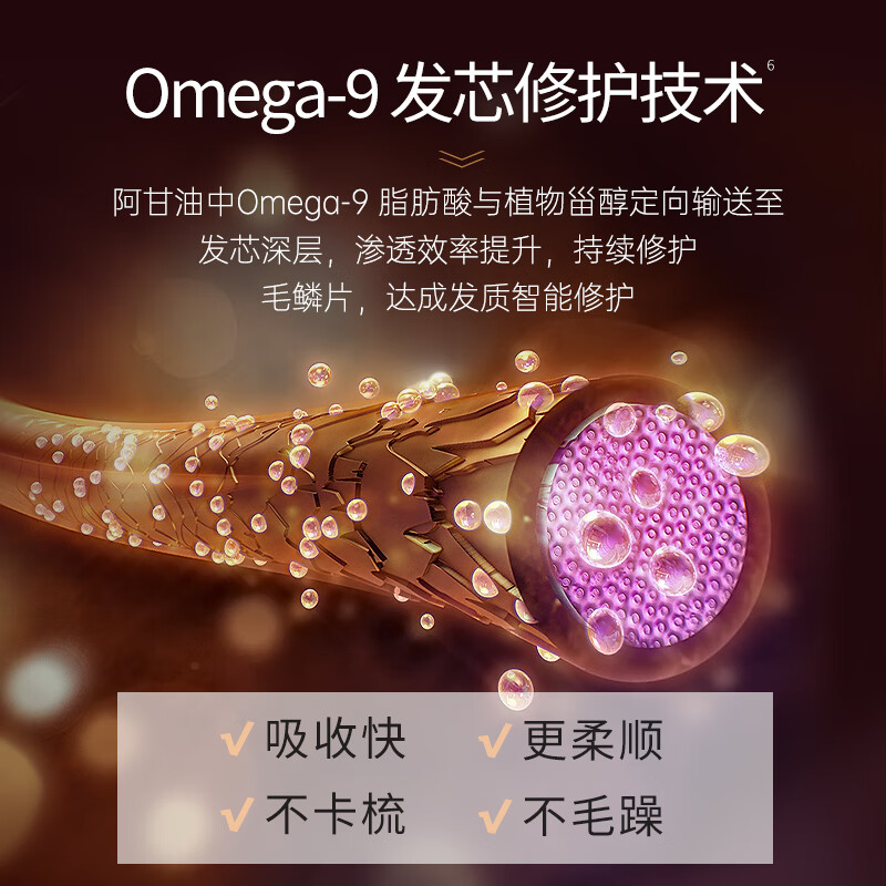 阿甘可进口角蛋白修护洗发水护发素柔顺改善干枯毛躁烫染受损洗发露女 【洗护套装】角蛋白洗发水400ml+护发素400ml