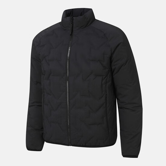 迪桑特（DESCENTE）男女同款舒适两面穿羽绒服纯色立领户外保暖外套黑色L (100)