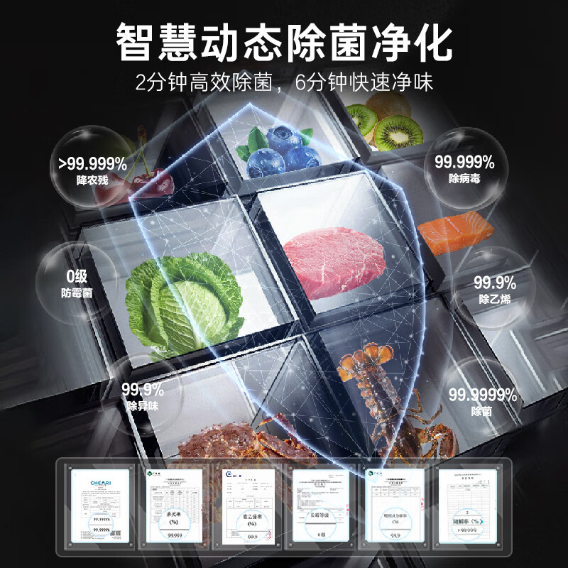 卡萨帝(Casarte)原石518L法式多门冰箱MRA PLUS低氧窖藏养鲜自动制冰双系统BCD-518WGCFDMGWUU1 517同款国家补贴