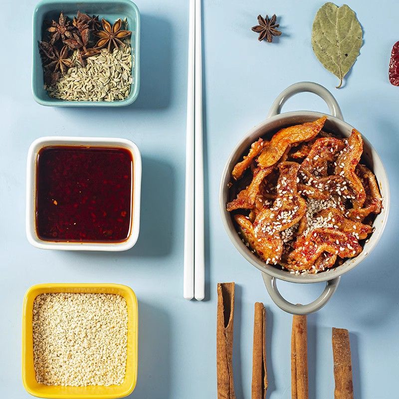 花蝴蝶萍鄉(xiāng)麻辣辣片江西特產(chǎn)素雞翅甜辣辣條豆皮素肉晚上解餓零食 素雞翅半斤(約12-15包)