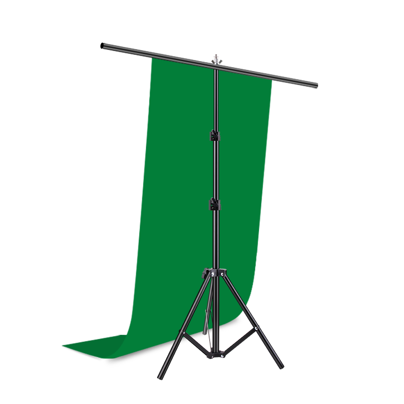 徠茲1.5*2米綠幕植絨布直播背景布攝影摳像加厚綠布純色幕布產(chǎn)品影視特效人像拍攝柔光布背景架套裝