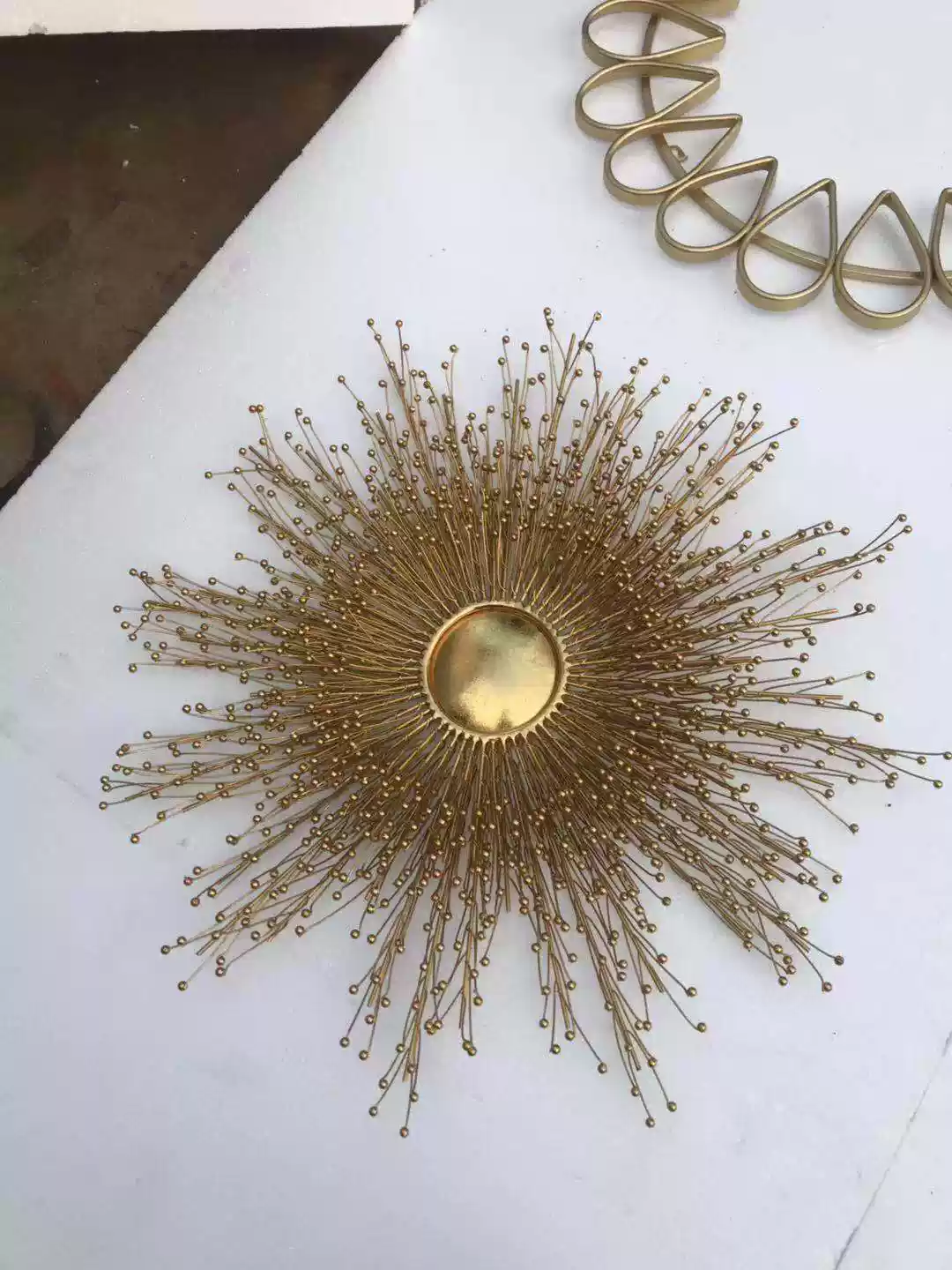 语森忆轻奢墙上装饰品墙面挂件金属壁饰沙发背景墙挂饰客厅墙饰铁艺