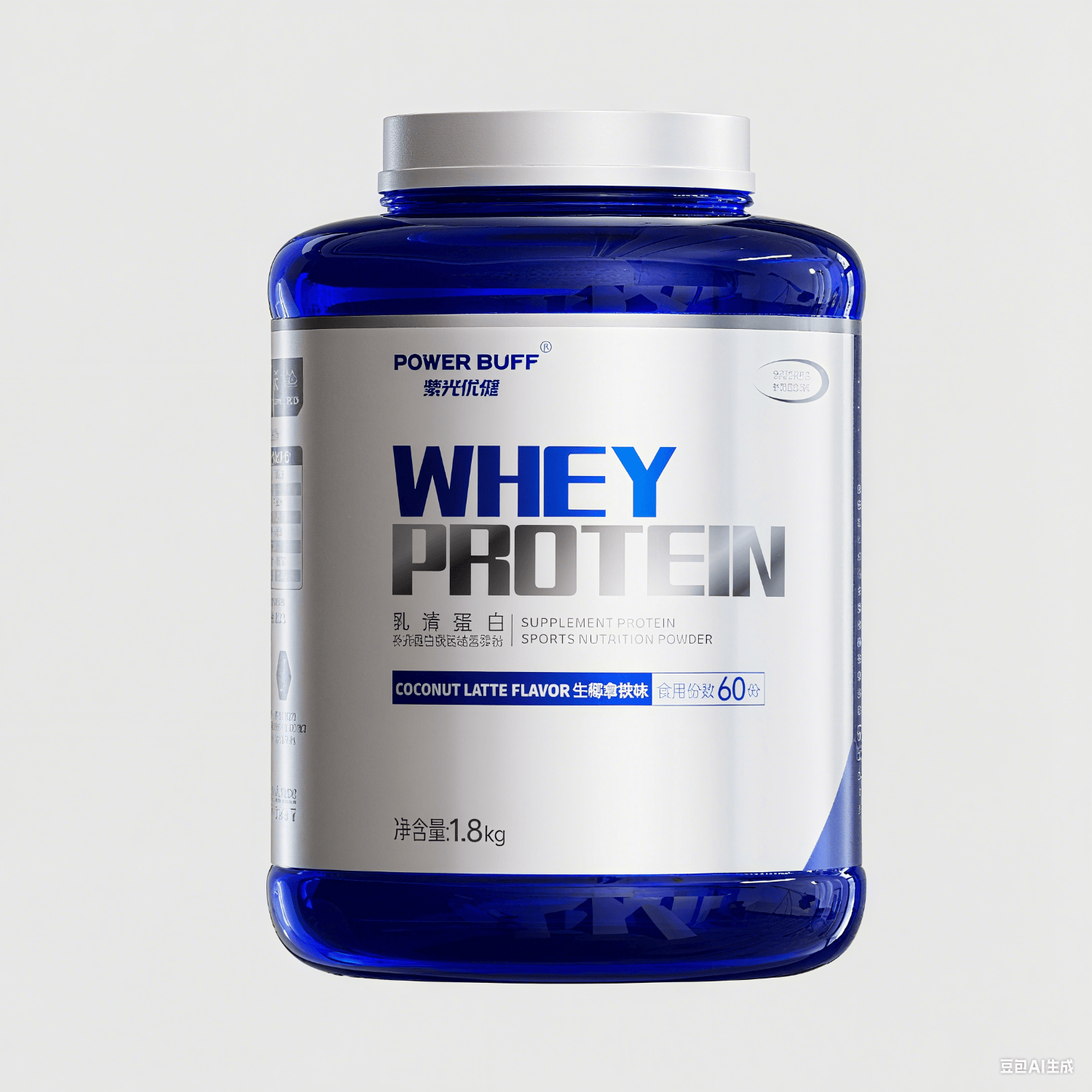 紫光优健蛋白粉四重PRO乳清蛋白益生菌4磅健身运动补剂蛋白质增肌POWER 北海道牛奶 4磅*1桶 单蛋白粉