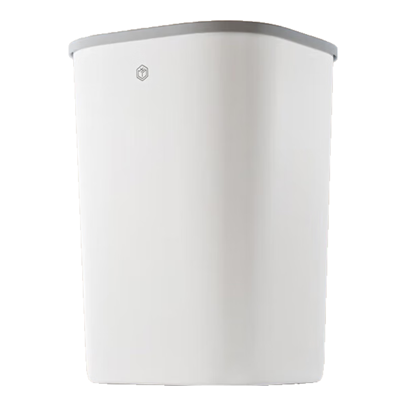 京东京造无盖压圈方形垃圾桶10L 大号客厅家用卫生间厨房厕所办公室