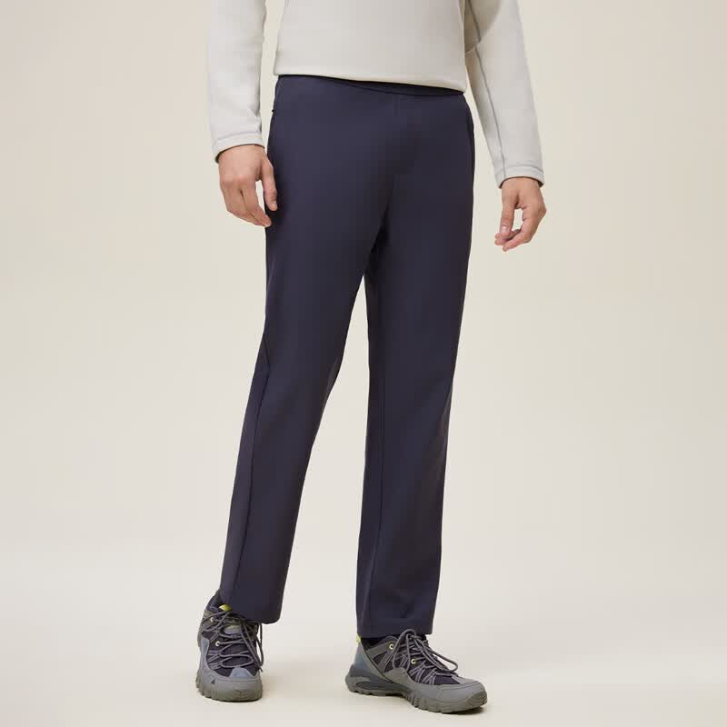 90分男装户外运动休闲百搭直筒长裤 兰灰 2XL (185/88A)