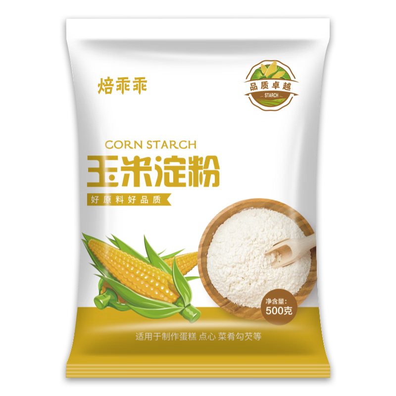 玉米淀粉食用淀粉勾芡烘焙500g用纯正粟粉食用生粉勾芡纯玉米淀粉 玉米淀粉500克*1袋