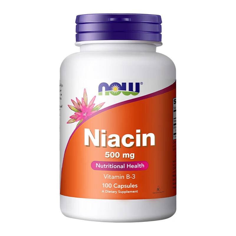 诺奥（NOW）维生素B3烟酸胶囊 1瓶