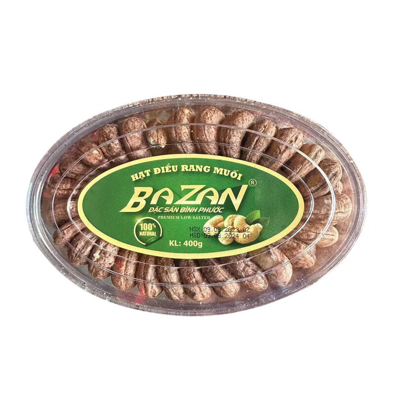越南进口BAZAN带皮碳烧盐焗A+腰果仁坚果零食小吃休闲食品炒货 BAZAN带皮腰果280克1盒
