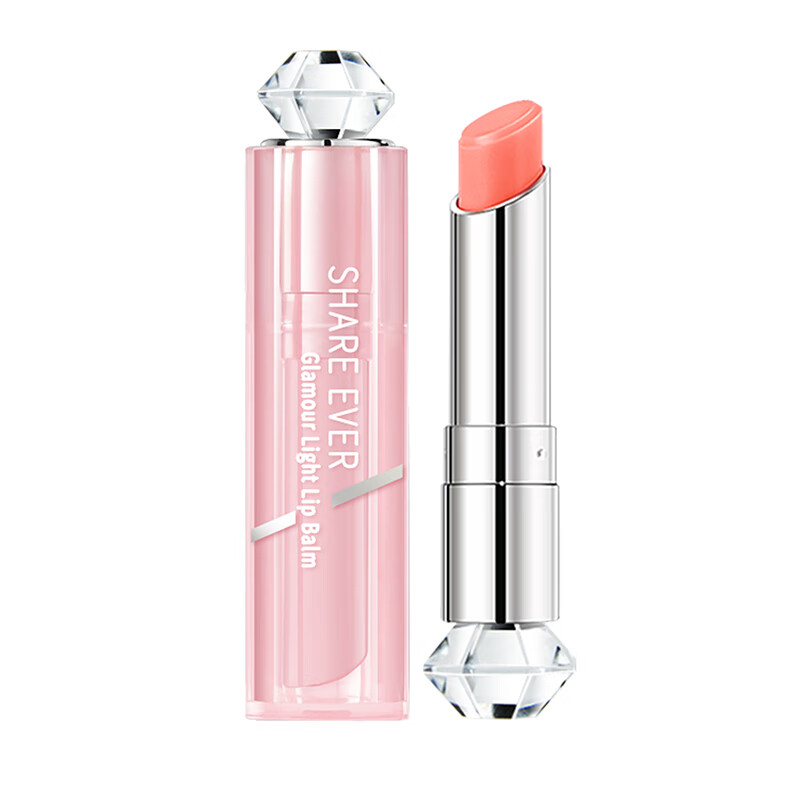 十月天使淡彩润唇膏准孕妇变色口红唇用滋养润护唇膜女性打底温感变色唇膏 淡彩变色润唇膏【感温变色】