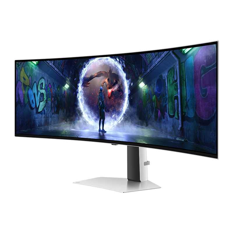 ���� 49Ӣ�� G93SD QD-OLED �羺��ʾ�� 240Hz 1800R���� ��ѣ�� ���� ������ʿ LS49DG932SBXXF7199Ԫ