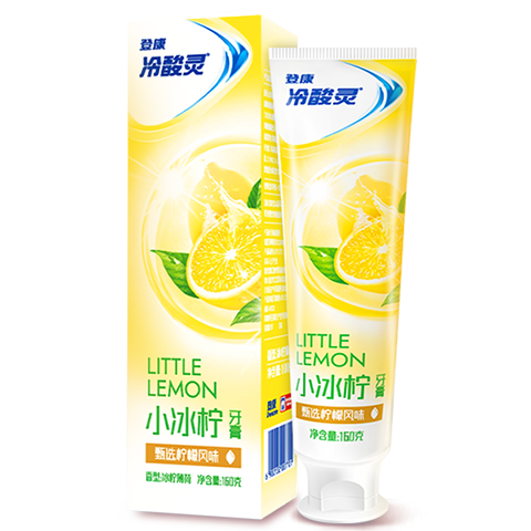 冷酸灵小系列抗敏感牙膏 减少口腔异味清新口气 柠檬味160g【吴磊推荐】