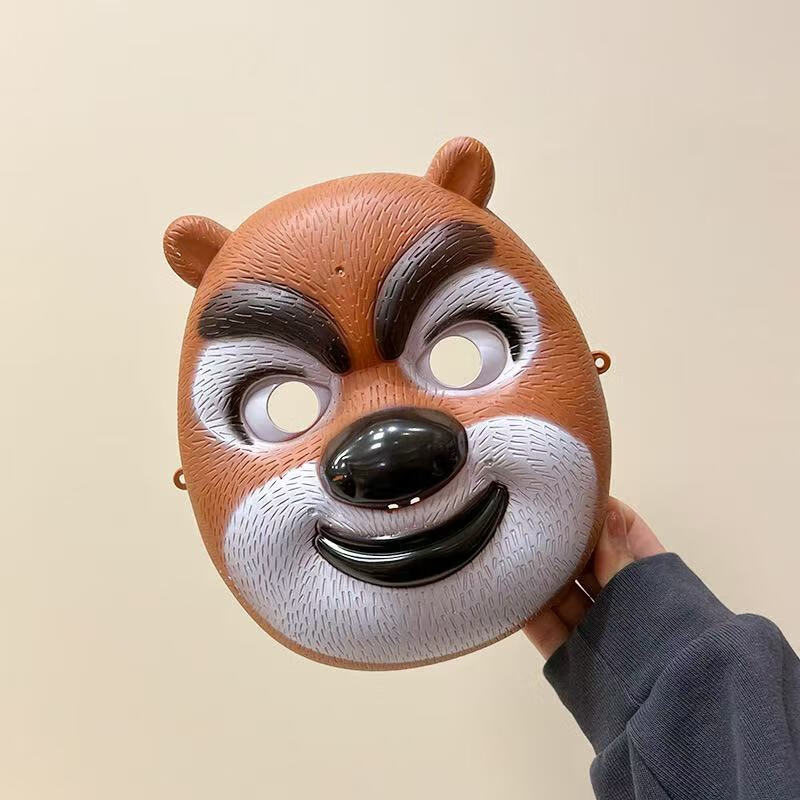 熊出没光头强熊大熊二面具儿童卡通面具礼物表演道具玩具孩子礼物