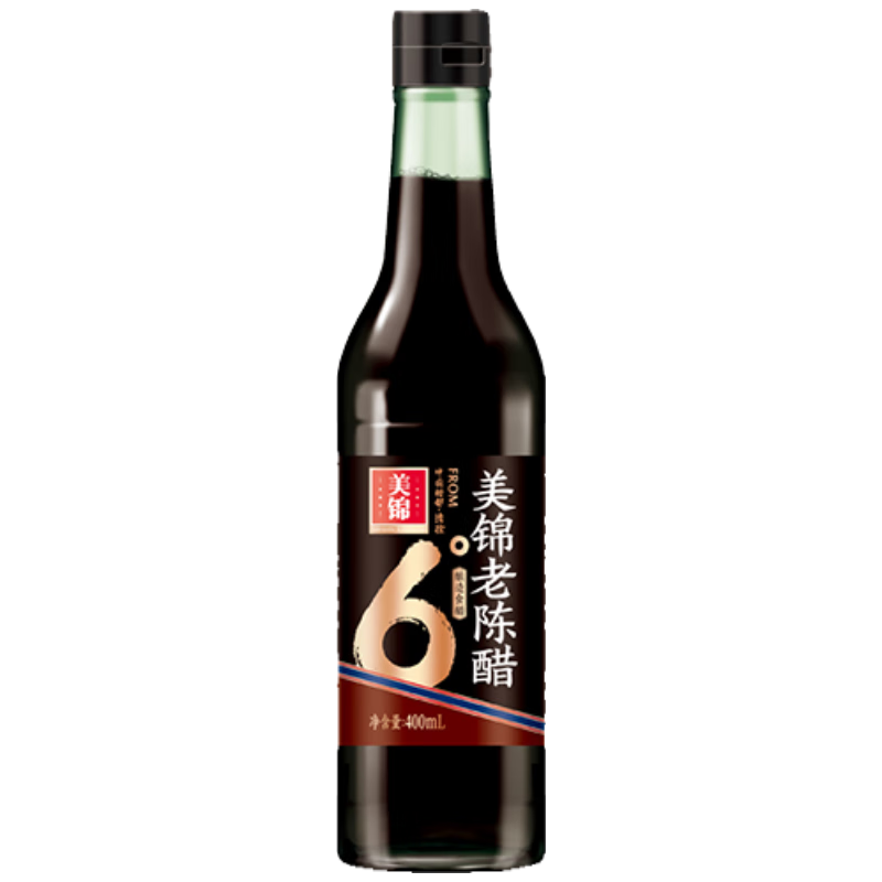 美锦老陈醋6度400ml 0添加防腐剂纯粮酿造山西特产醋调味